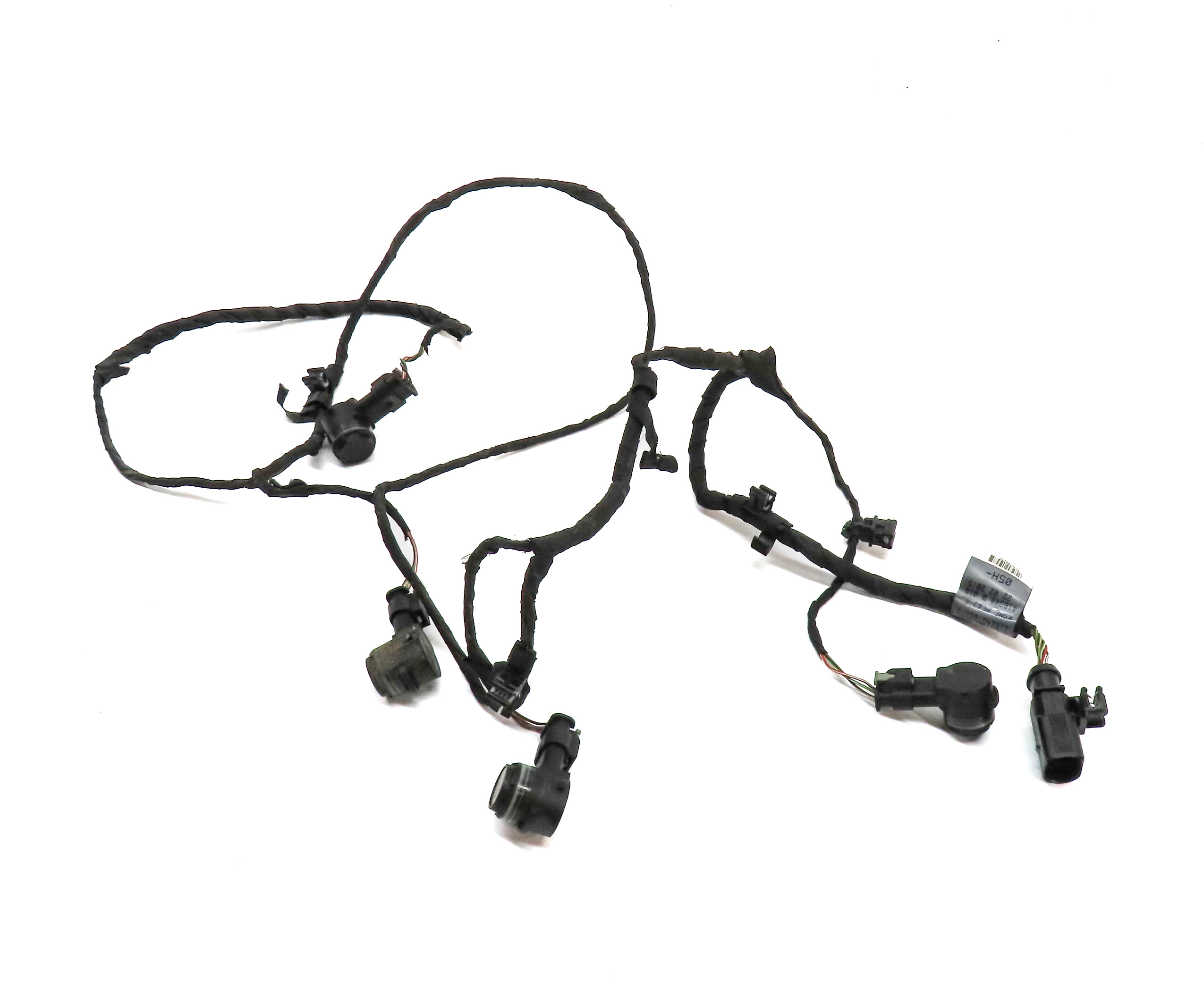 2015 AUDI A3 (8V) FRONT PARK ASSIST PDC DISTANCE CONTROL SENSOR SET/4 (BLACK) — exact item pictured